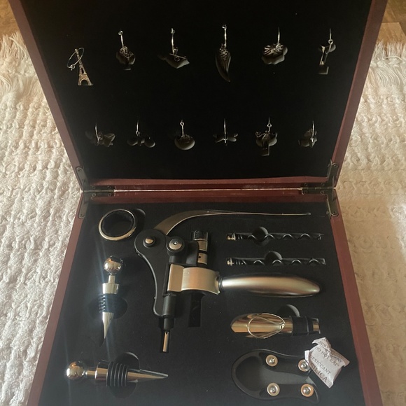 BAER’S VIP 21 Piece Wine Set in Wood Box New - Picture 3 of 11